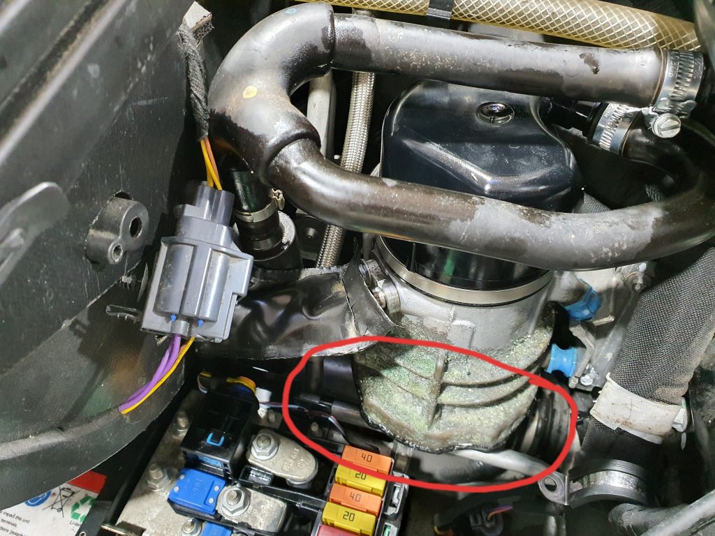 Mclaren power steering pump failure TMS