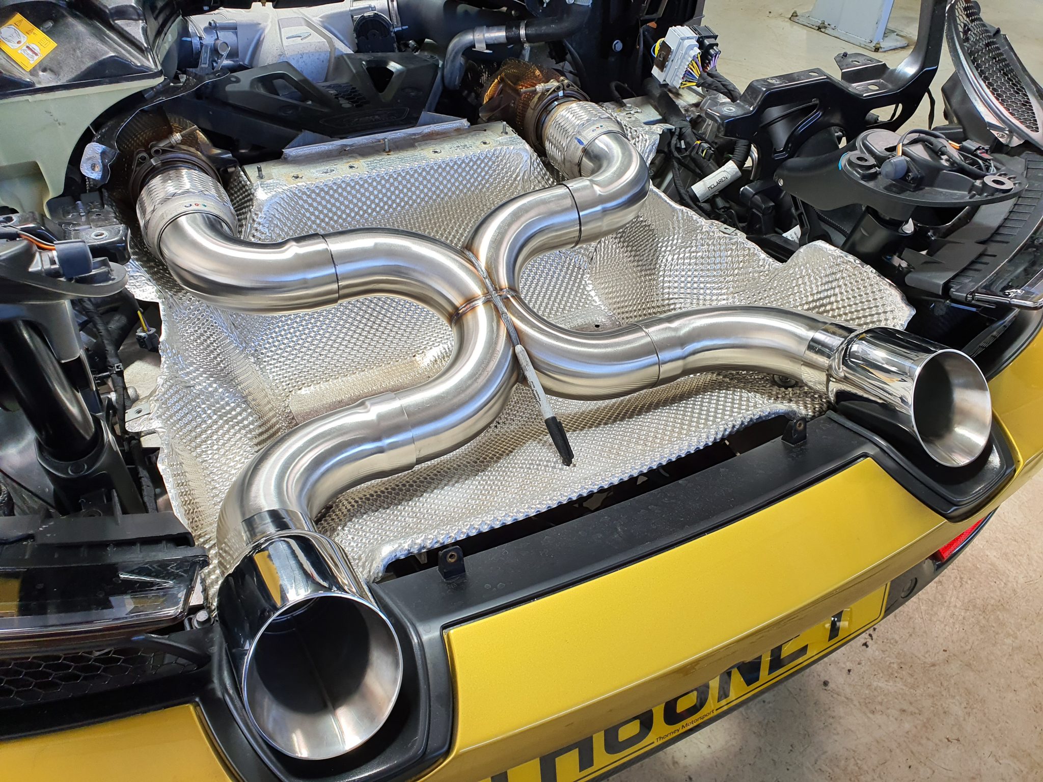 mclaren 720s full exhaust