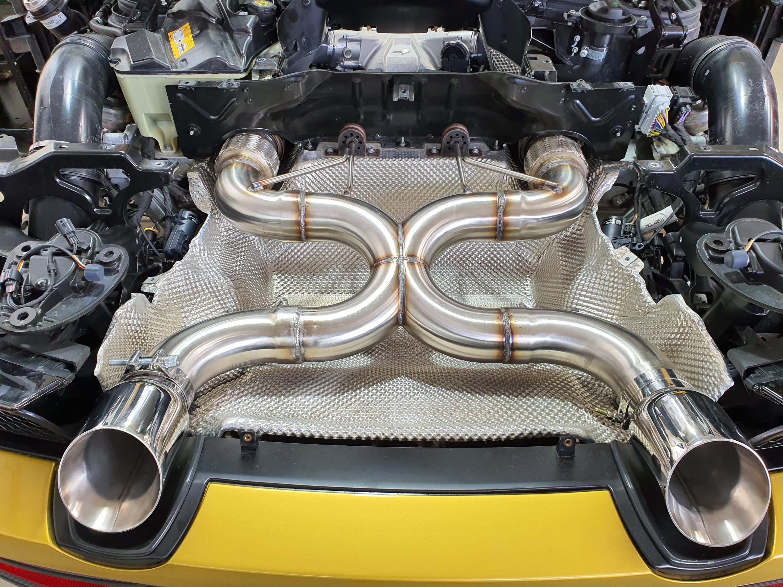 mclaren 720s full exhaust