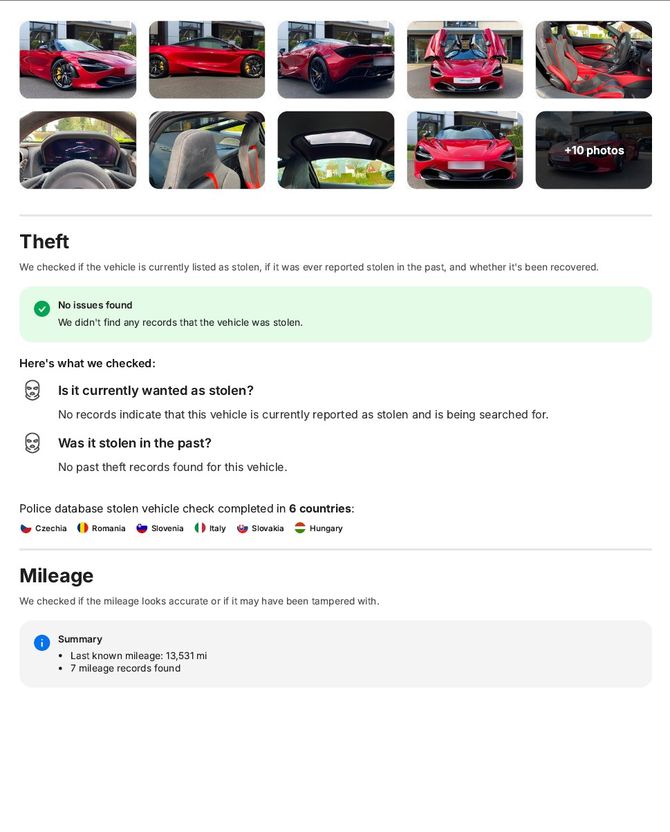 McLaren 720s Coupe SOLD
