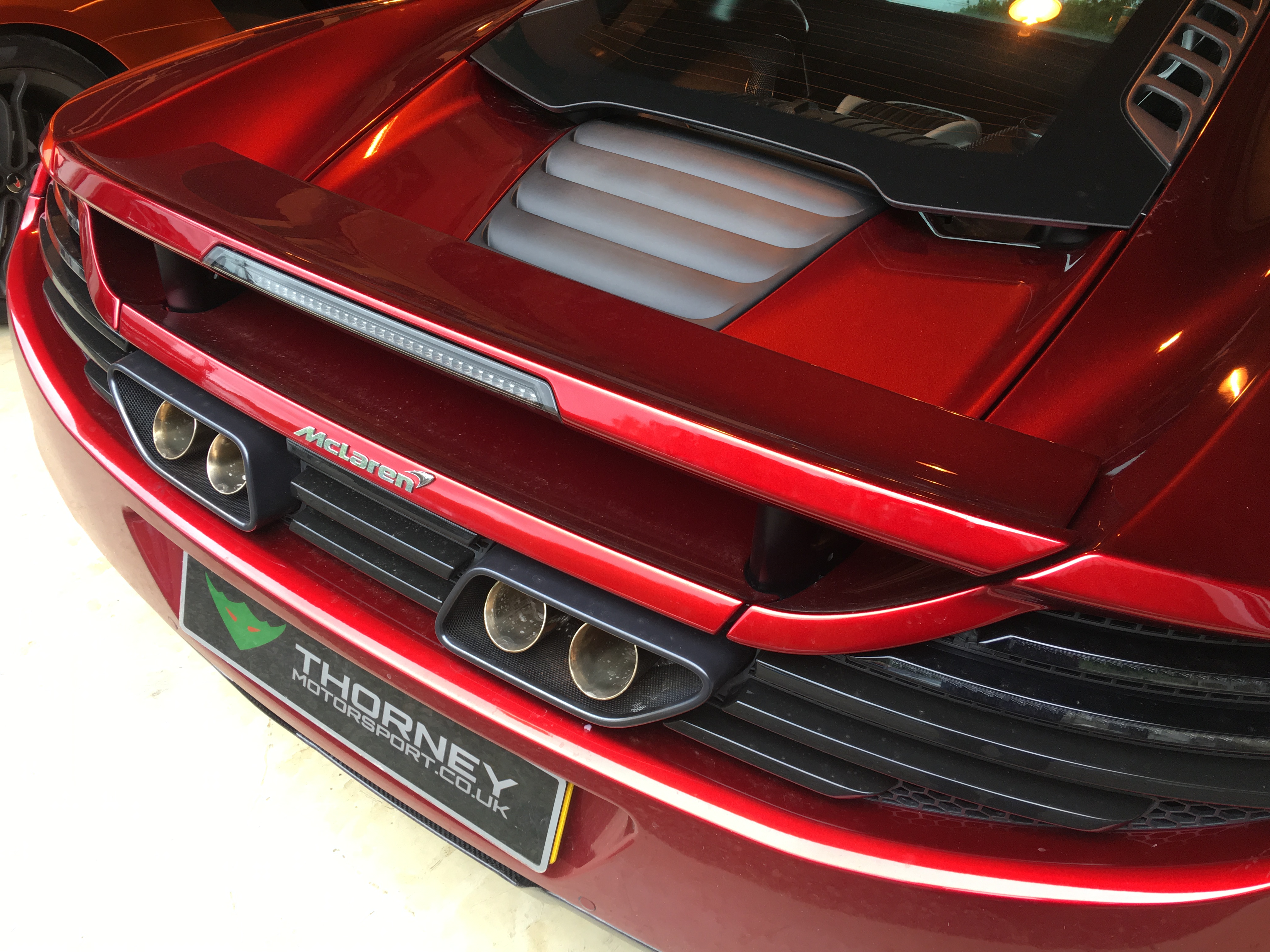 mclaren 650s catback exhaust