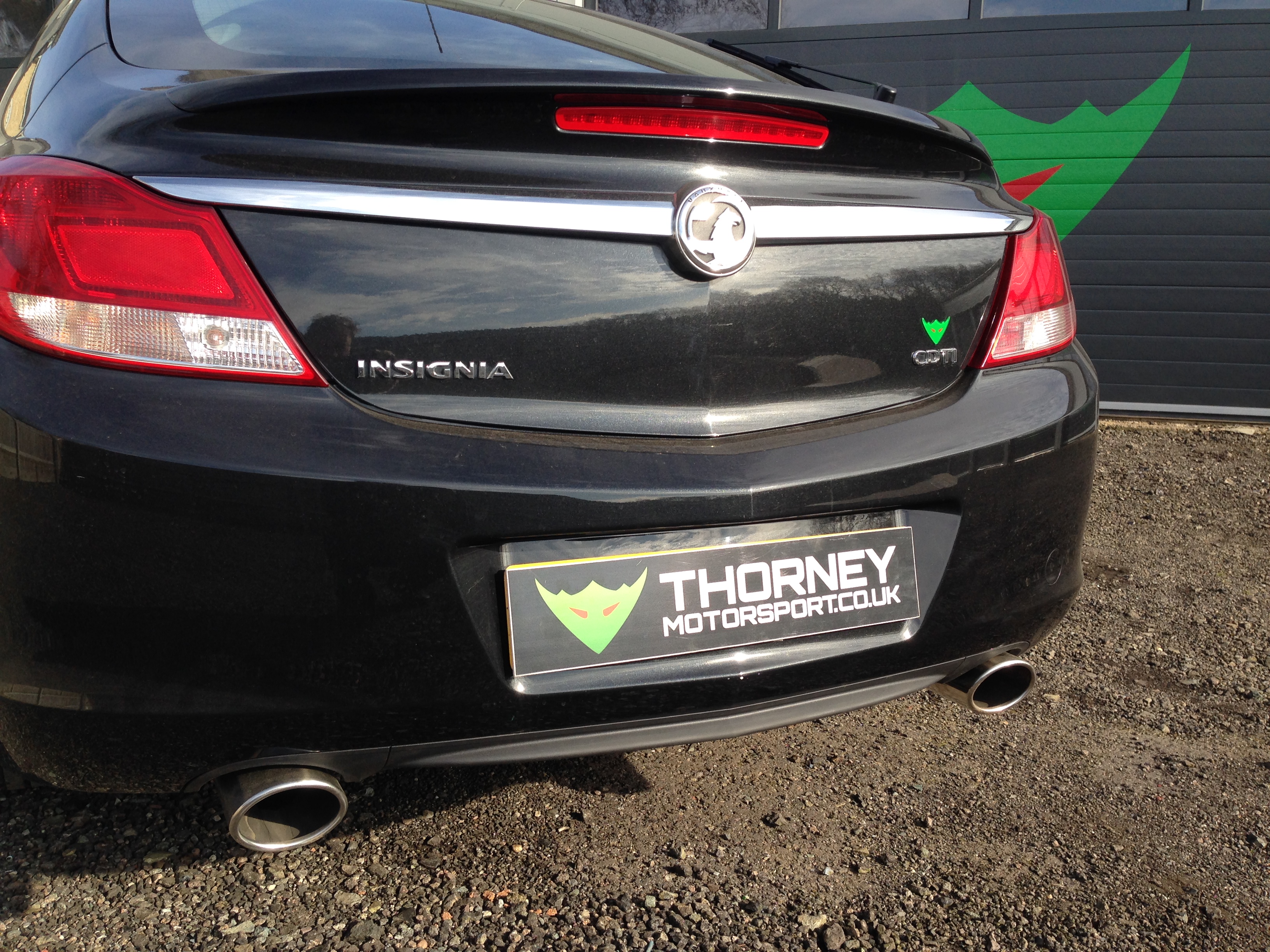 Insignia Cdti Twin Exit Custom Built Sports Exhaust Tms